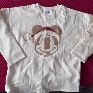 Disney Cream Mickey Mouse Sweatshirt